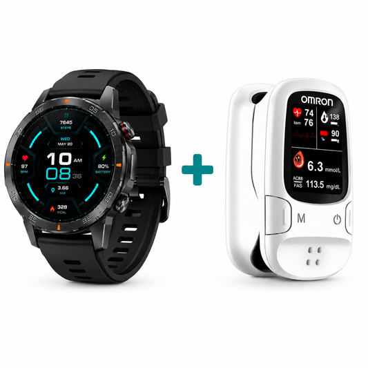 SMARTWATCH + GLUKOMETR KONTROLA GLUKOZY, CIŚNIENIA I PARAMETRÓW ZDROWOTNYCH. TRADUZ